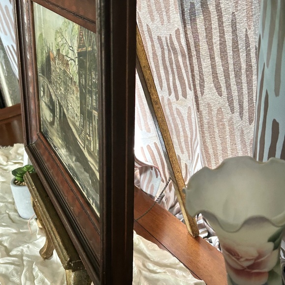 Antique Water Color Artist Signed Depicting Amsterdam Germany Architecture - Picture 7 of 10